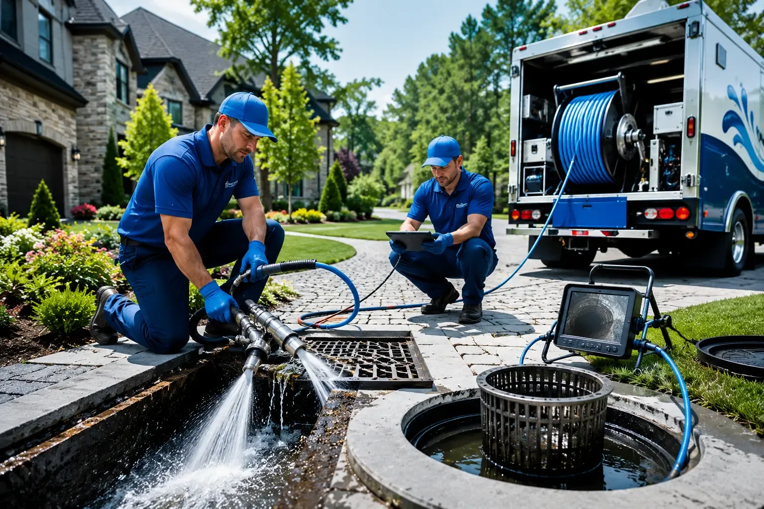 Local outdoor drain cleaning professionals in Monroe, CT