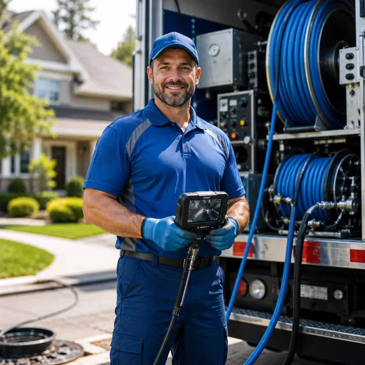 Local outdoor drain cleaning specialists in Monroe, CT